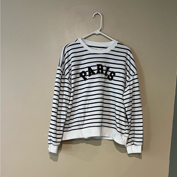 C&C California Paris Striped Sweater Size XL - Picture 1 of 6